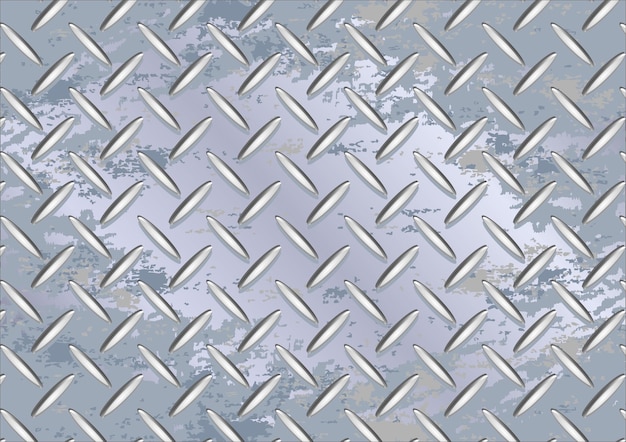 Vector a metal plate with a diamond pattern on it