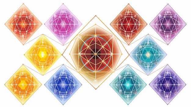 Metatrons Cube 7 Chakras Cosmic Energy Centers