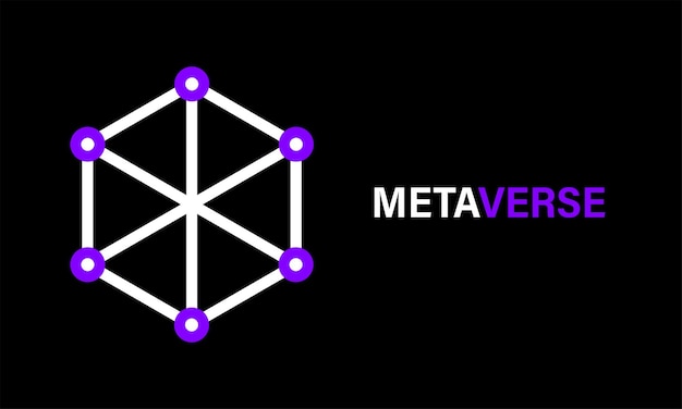 Metaverse banner Virtual reality conception