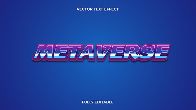 METAVERSE TEXT EFFECT FULLY EDITABLE