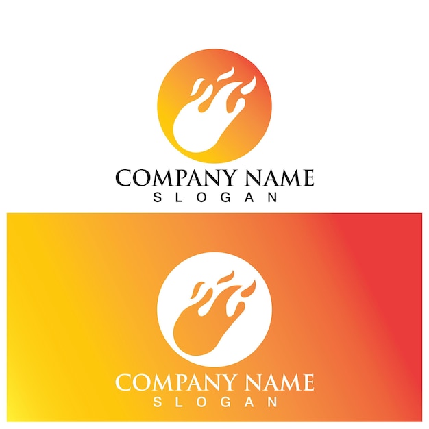 Meteor logo and vector template