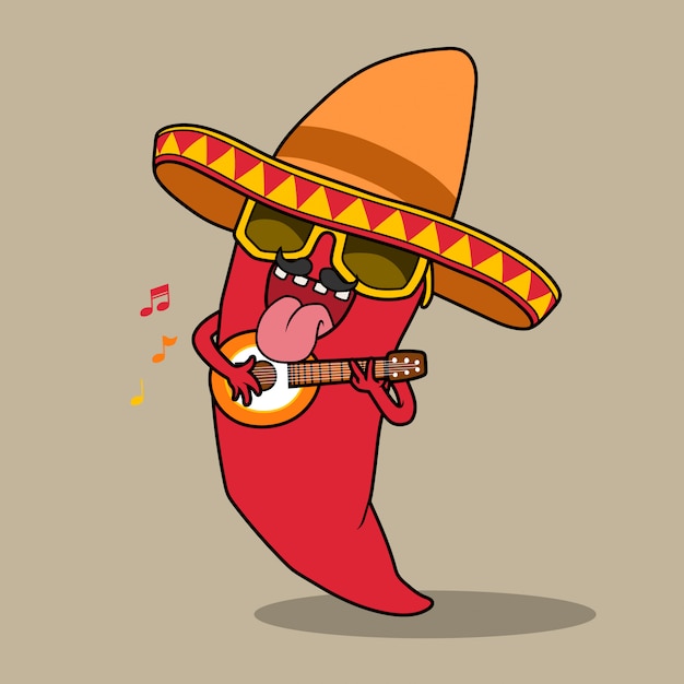 Mexican chili pepper.