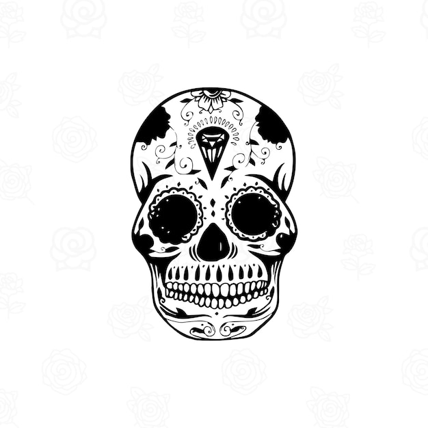 Mexican skull design