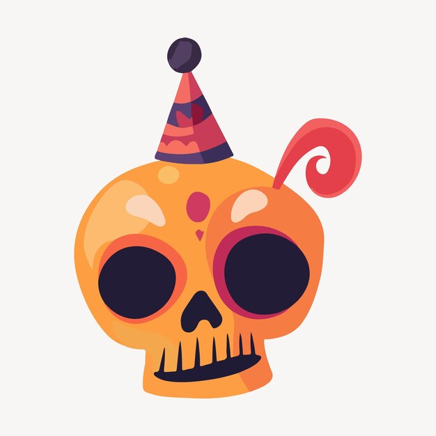 Vector mexican sugar skull illustration vector