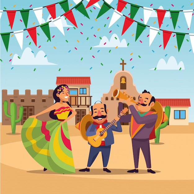 Mexicans cinco de mayo cartoon