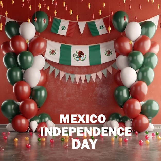 Vector mexico independence day