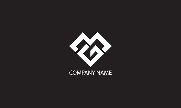 MG Monogram Logo Design  .Company Logo design