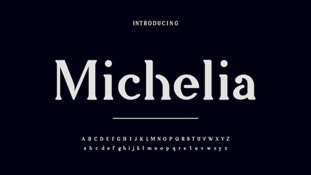 Michelia Serif Font