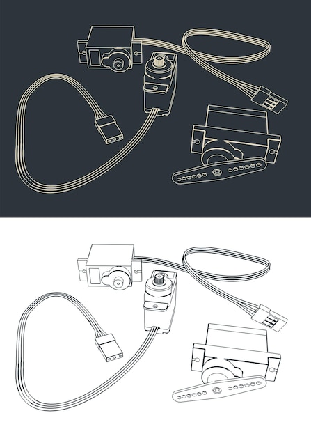 Micro servos outline