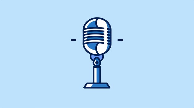 Microphone Concept Line Icon