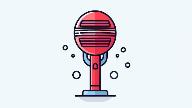 Microphone Concept Line Icon