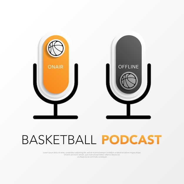 Microphone podcast basketball