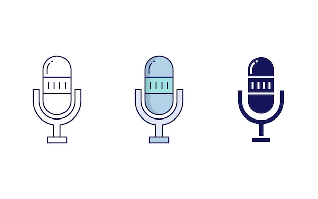 microphone vector icon