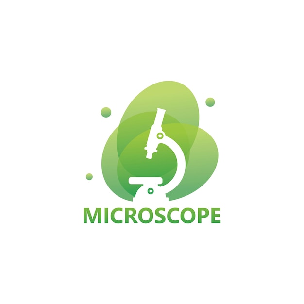 Microscope Lab Logo Template Design