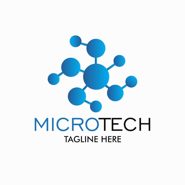 Microtech logo vector for IT company