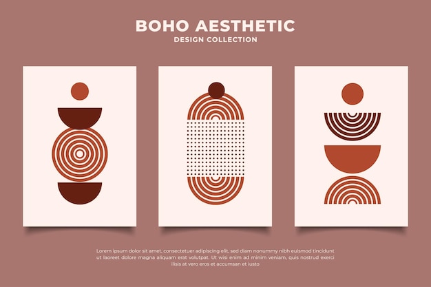 mid century modern boho aesthetic minimal design collection