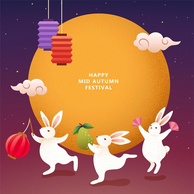 Midautumn festival illustration