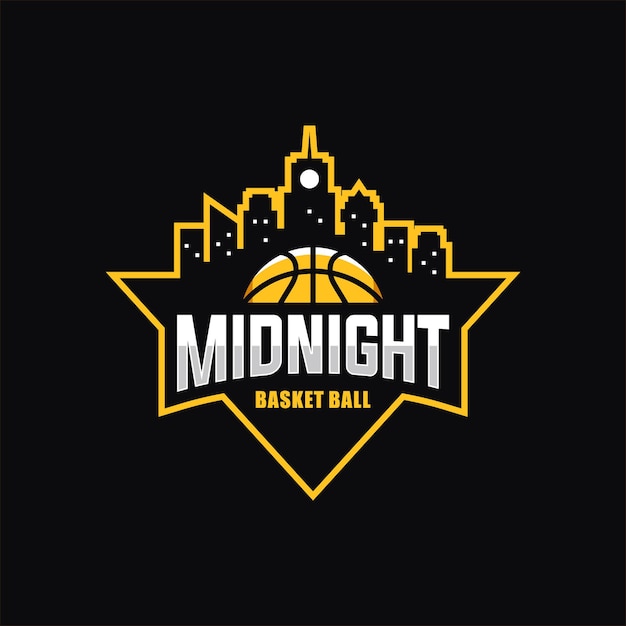 MIDNIGHT BASKETBALL LOGO