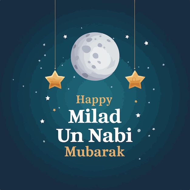 Milan un Nabi mubarak islamic religious illustration celebration background