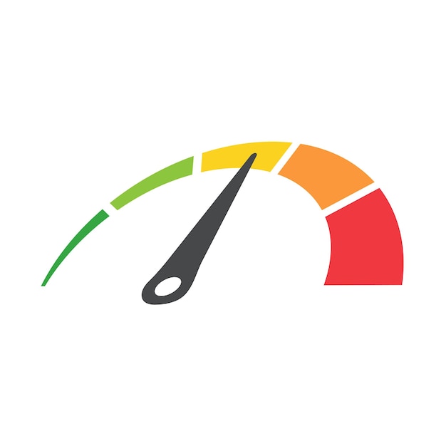 Mileage needle measures the level of business risk concept of risk management before investing