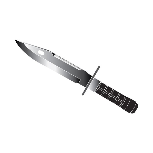 Vector military knife icon