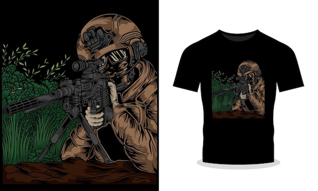 Military tshirt designer