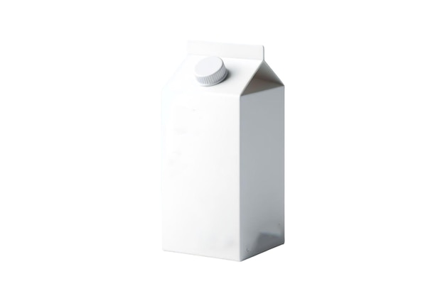 Vector milk box per half liter isolated on black background