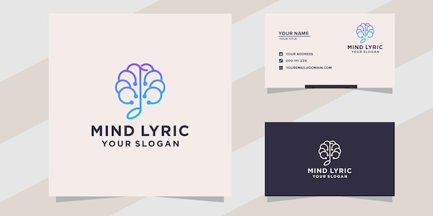 Mind lyric logo design