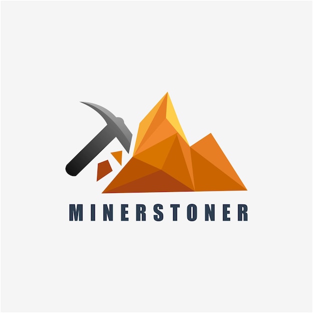 Miner stone logo