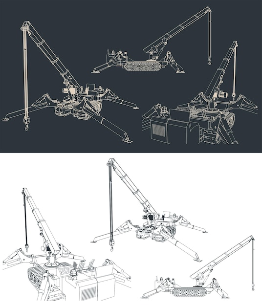 Vector mini crane blueprints