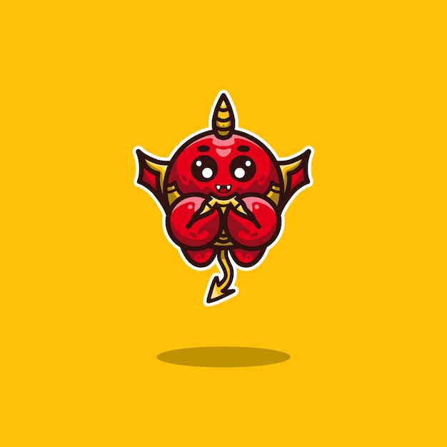 Mini Red Devil Character