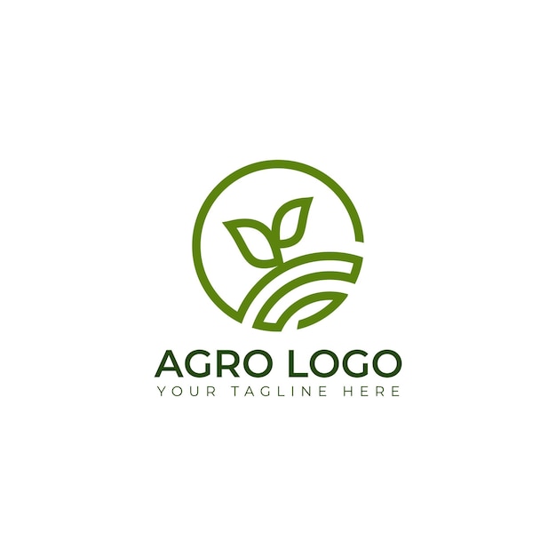 Minimal agro firm logo