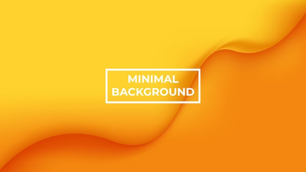 Minimal background orange and yellow colors by splitting each other easy to edit