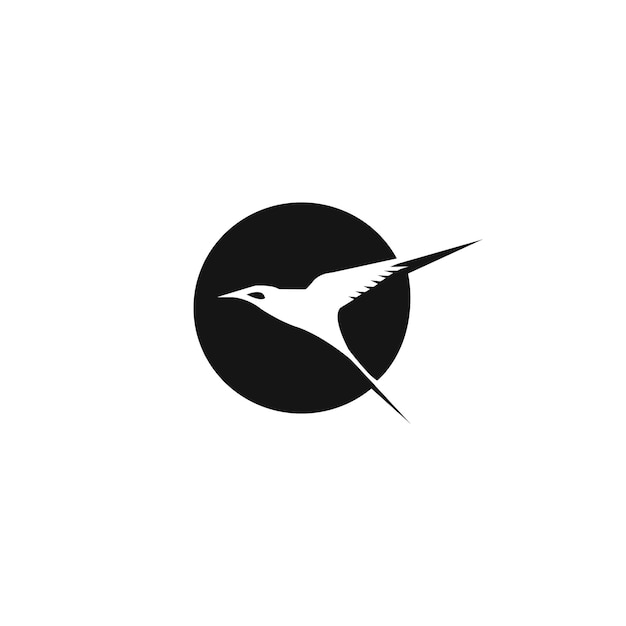 Minimal bird Logo Design Template