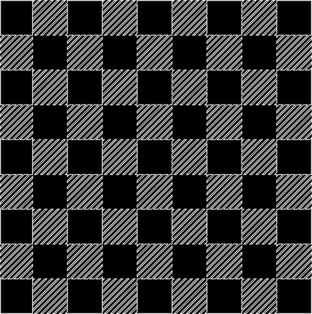 Minimal black and white textile print fabric seamless pattern background