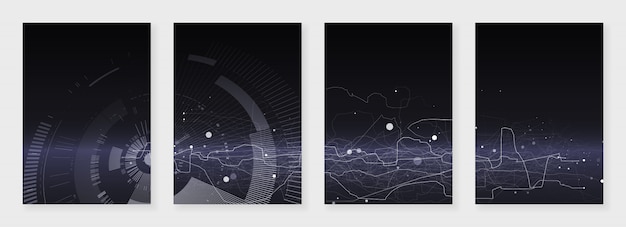 Minimal brochure templates.Abstract texture