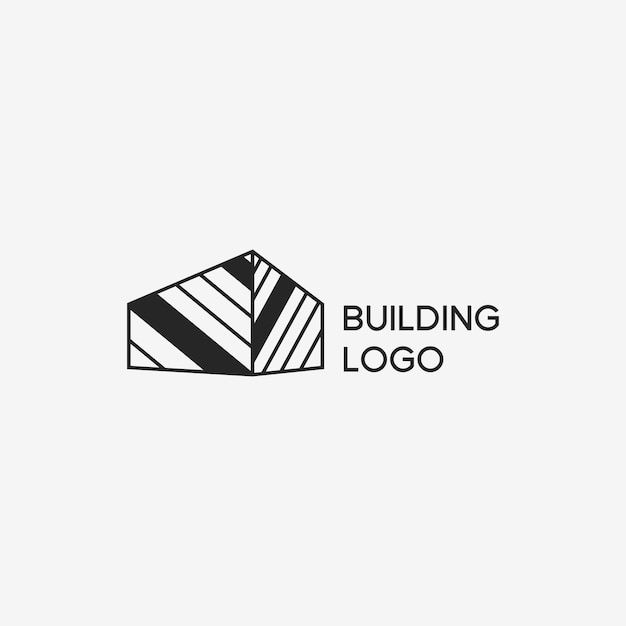 Minimal building logo