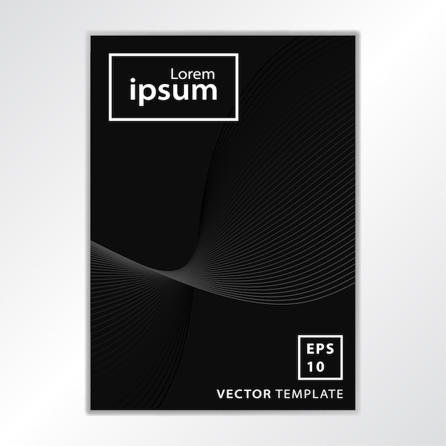 Minimal business brochure cover design