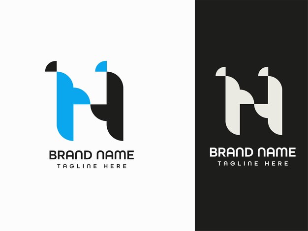 Vector minimal business letter logo design