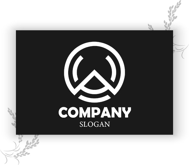 Vector minimal company logo template