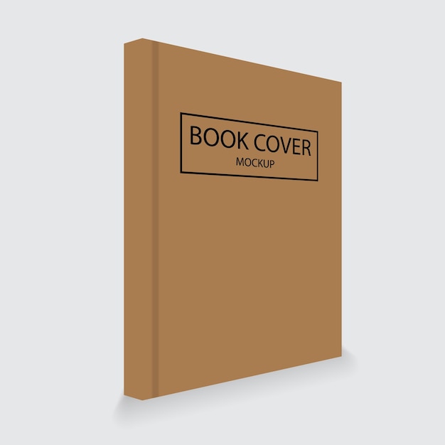 Minimal cover book mockup