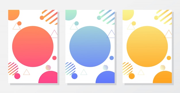 Minimal cover . Colorful  gradients. Futuristic style.   