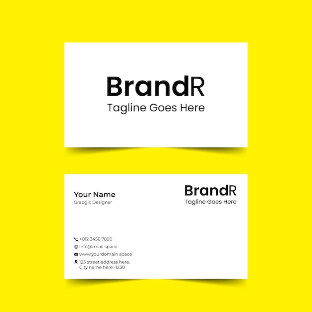 Minimal Creative Business Card Template