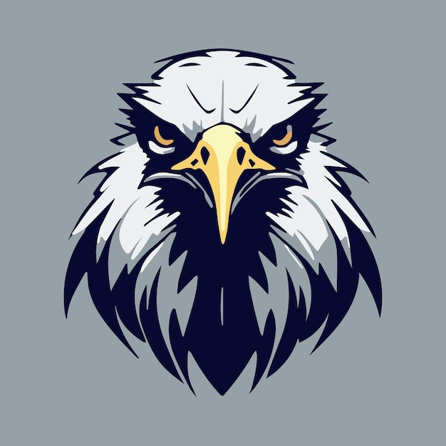 Minimal eagle logo of a clean modern vector symbol of bird