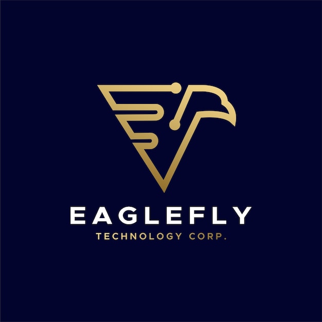 Minimal Eagle Logo Template