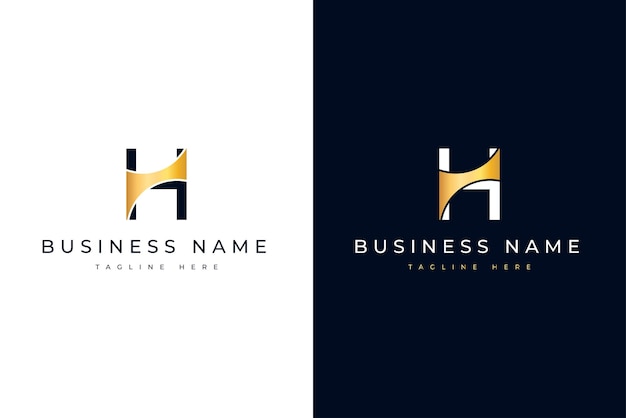 Minimal and elegant initial letter H logo design for Brand identity