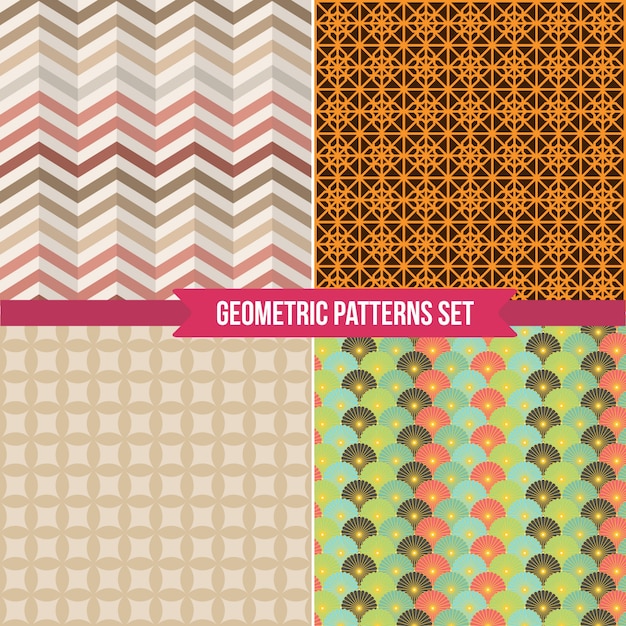 Minimal Geometric and Ornamental Pattern Set