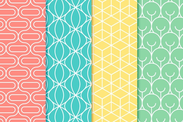 Minimal geometric pattern collection