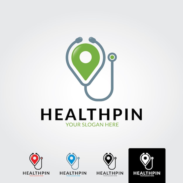 Minimal hospital logo template  vector illustration