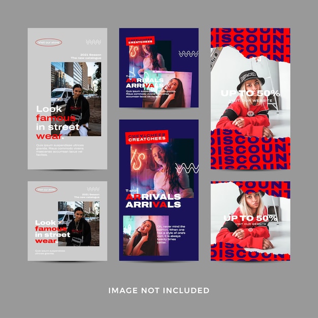 Minimal Hype Fashion Scoial Media Template